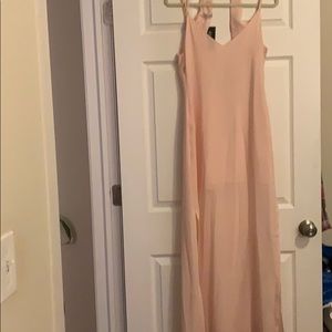 Pretty in pink maxi dress